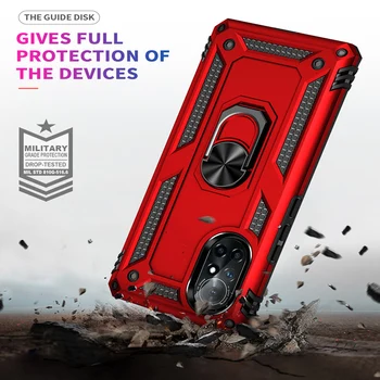 Nov Slog Shockproof Primeru Telefon Za Huawei Nova 8 Luksuznih Magnetna Avto Nosilec Obroč Nosilec zaščitni Pokrov Za Huawei Nova 8i