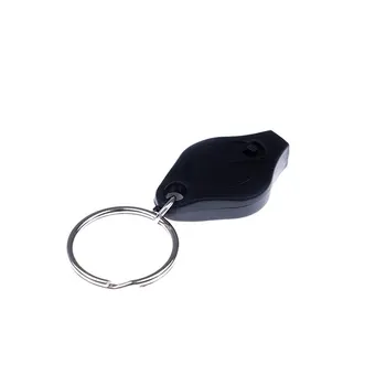 1pcs Mini Keychain Stisnite Svetlobe Mikro LED Svetilko, Baklo Prostem Kampiranje Sili Key Ring Lučka ABS plastike