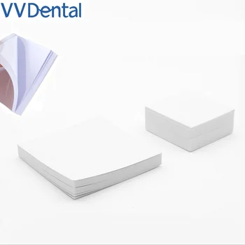 50 Stanja Zobni za Enkratno uporabo Cementa v Prahu Mešanje Papir Velikosti 3 Zadebelitev White Board Blazine Dental Lab dvostranski Mešanje Papirja