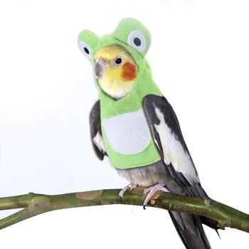 Moda Ptica oblačila Papiga oblačila malo žaba ročno izdelane po meri ptica oblačila Kapičastih Pulover malo žaba Parakeet Oblačila