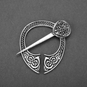 Dongsheng nakit Viking Broške Zatiči za Ženske Letnik Dodatki Tkanine Plašč, Broška Viking Nakit, Ženski Značke Breastpin