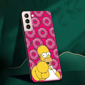 Disney Anime Simpson Ohišje Za Samsung Note 20 Ultra 5G 10 S21 Plus 10 Lite 9 8 S21 FE Silikonski Mehko Vrečke Kritje Coque