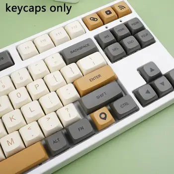 125 Tipke Šimrom Temo Keycap Za Mehansko Tipkovnico Meri Keycaps Sublimacija Pbt Keycap MX Stikalo Igro Orodje